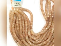 Moonstone, Peach Moonstone Beads Faceted Heshi, Faceted Donut, Faceted Tyre