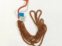 Kyanite, Orange Kyanite Faceted Roundel Beads