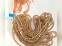 Moonstone, Peach Moonstone Faceted Tube Beads