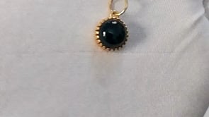 14k Solid Gold Diamond Pendants
