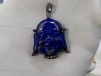 Laughing Buddha 92.5 Silver Pave Diamond Pendant