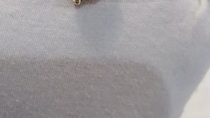 Aquamarine 14k Solid Gold Diamond Pendant