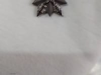 Star sterling silver Diamond pendant