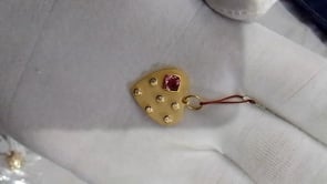 Heart 14k Solid Gold Diamond Pendant