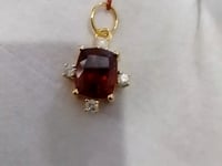 14k Solid Gold Diamond Pendant