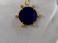 14k Solid Gold Diamond Pendants