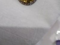 Round Silver Diamond Pendant