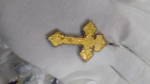 Cross Silver Diamond Pendant
