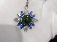 Star Silver Diamond Pendant