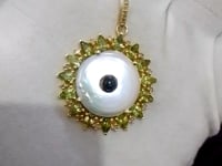 Pearl Silver Diamond Pendant