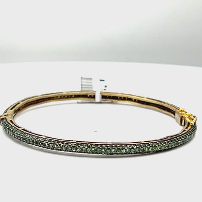 Tsavorite  Bangle