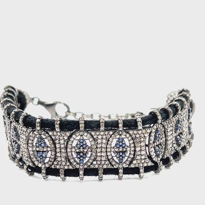 Sapphire and Diamond Bracelet