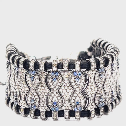 Sapphire and Diamond Bracelet