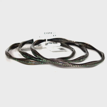 Green Emerald  Bangle