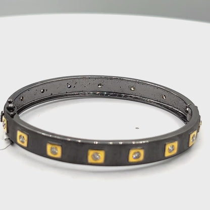 Sand Casting Diamond Bangle