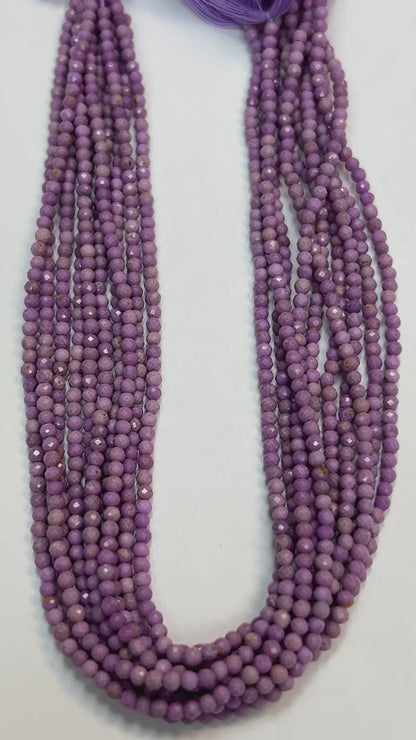 Phosphosiderite Round Faceted 3-4mm
