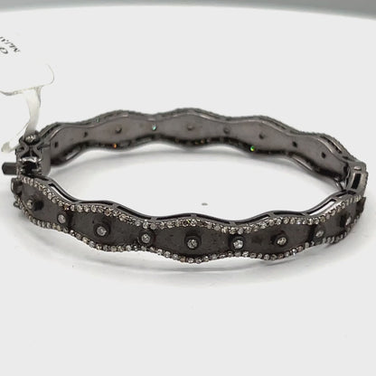 Sand Casting Diamond Bangle