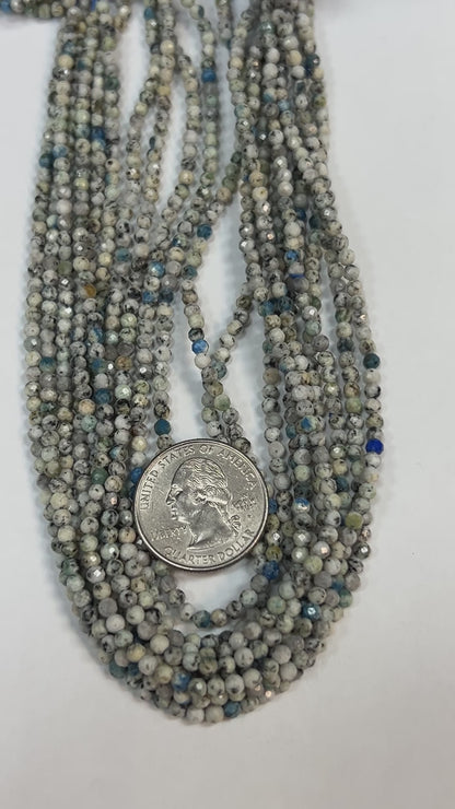 Jasper, K2 Jasper Faceted Round 3mm