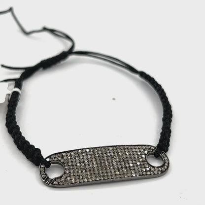 Bar Thread Diamond Bangle