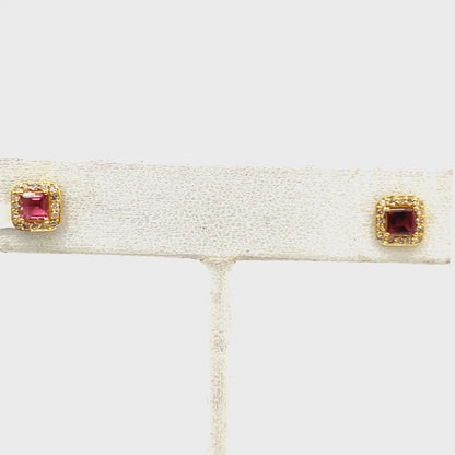 14k Solid Gold Diamond Stud Earring.14k Solid Gold Diamond Earring..