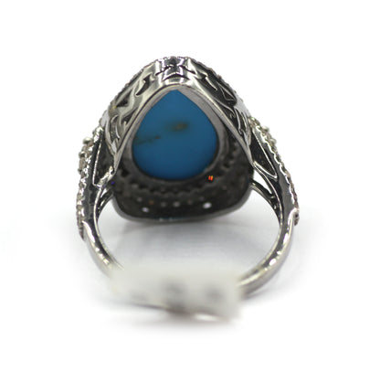 92.5 sterling silver Diamond Ring