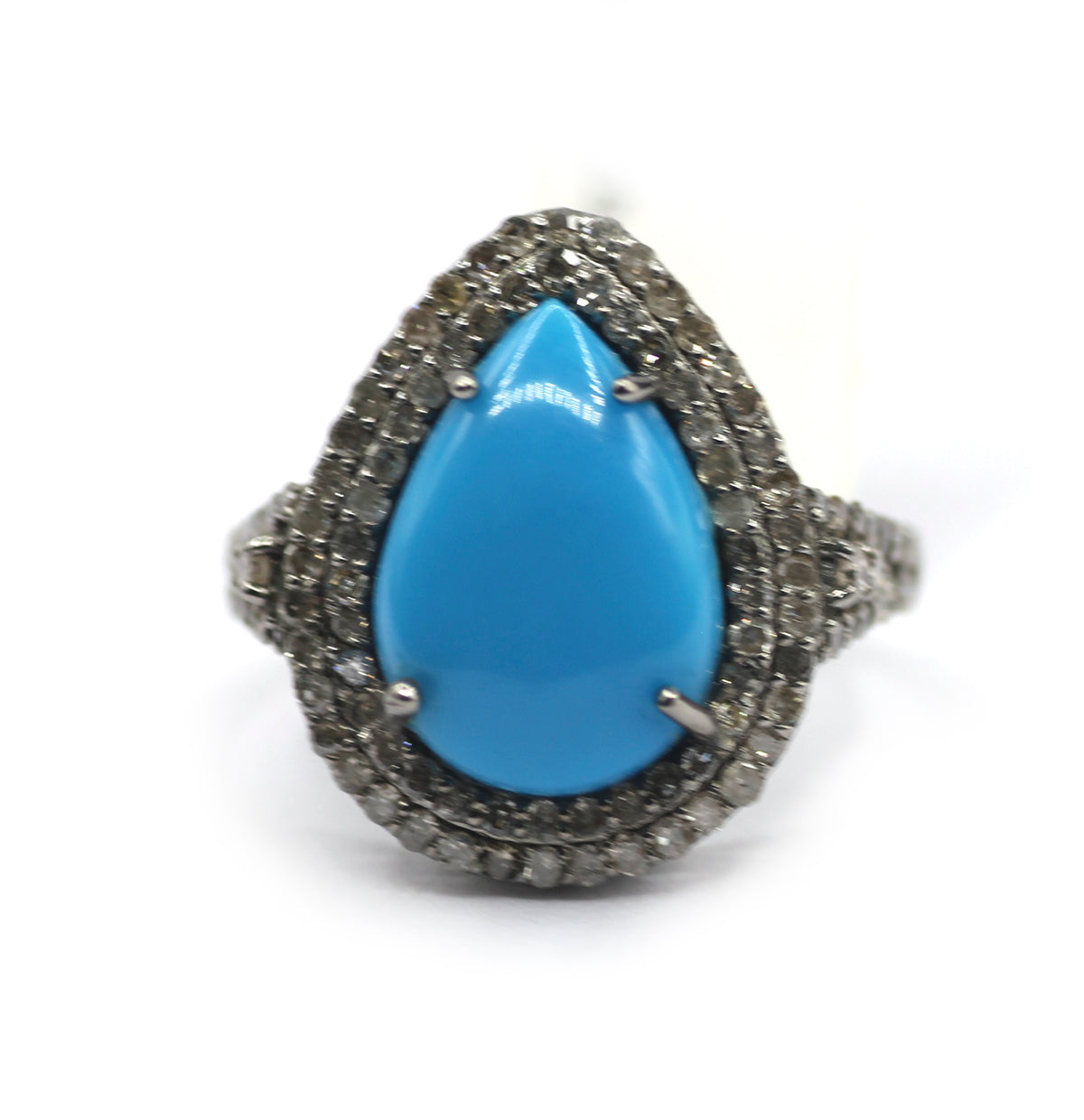 92.5 sterling silver Diamond Ring