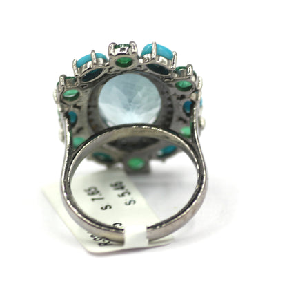 92.5 sterling silver Diamond Ring