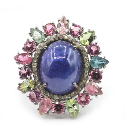 92.5 sterling silver Diamond Ring
