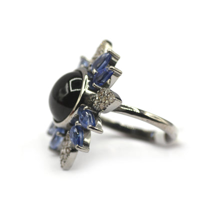92.5 sterling silver Diamond Ring