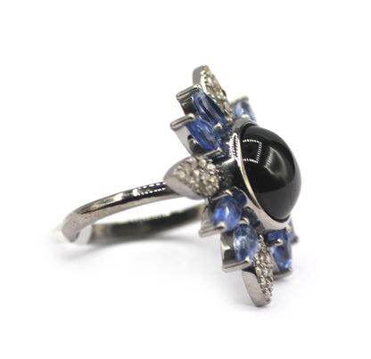 92.5 sterling silver Diamond Ring