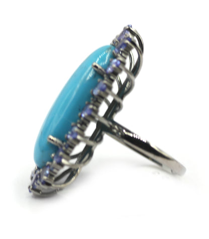 92.5 sterling silver Diamond Ring