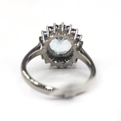 92.5 sterling silver Diamond Ring