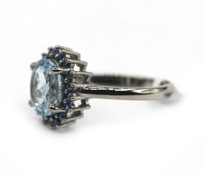 92.5 sterling silver Diamond Ring
