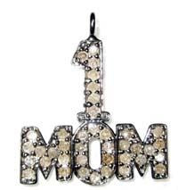 Silver and Diamond Pave  PENDANT & CHARMS