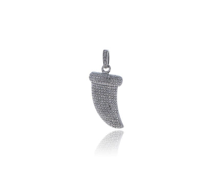Silver and Diamond Pave  PENDANT & CHARMS