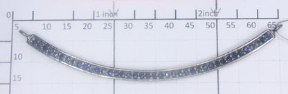 Carved Bar Necklace Connector Pendant