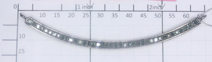 Carved Bar Necklace Connector Pendant