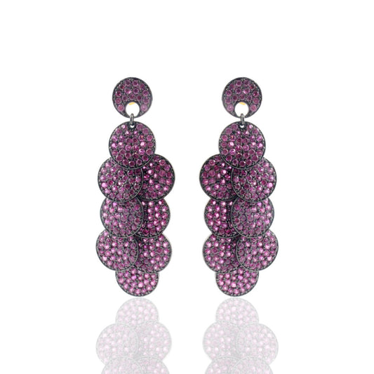 Ruby Natural Earrings