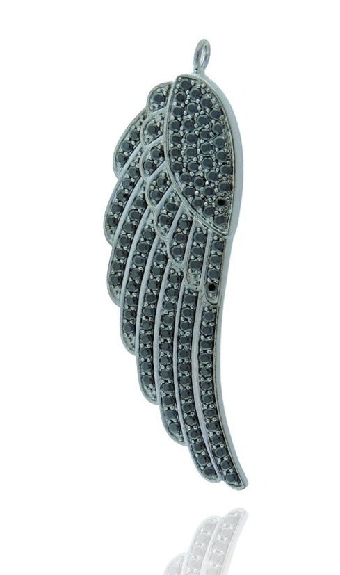 Angel Wing Shape Pave Pendant