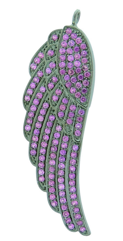 Angel Wing Shape Pave Pendant