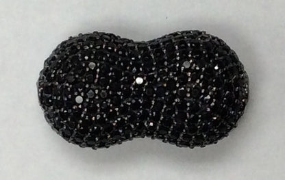 Nugget Black Spinel Bead