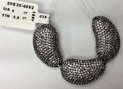 Nugget White Topaz Bead