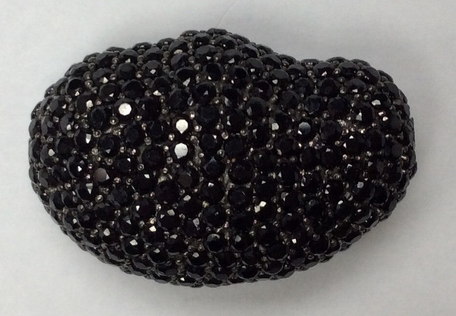 Nugget Black Spinel Bead