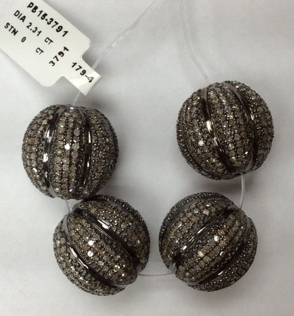 Round Diamond Bead