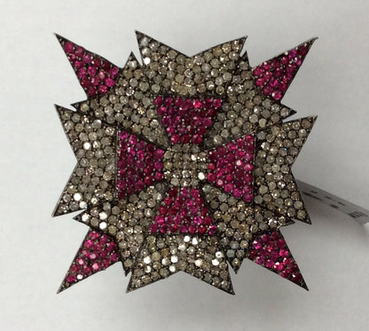 Diamond and Ruby Designer Ring