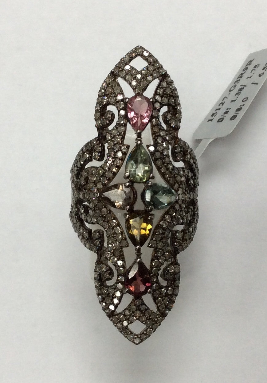 DIAMOND AND Multi TOURMALINE RINGS