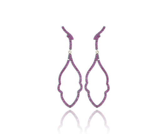 Ruby Natural Earrings