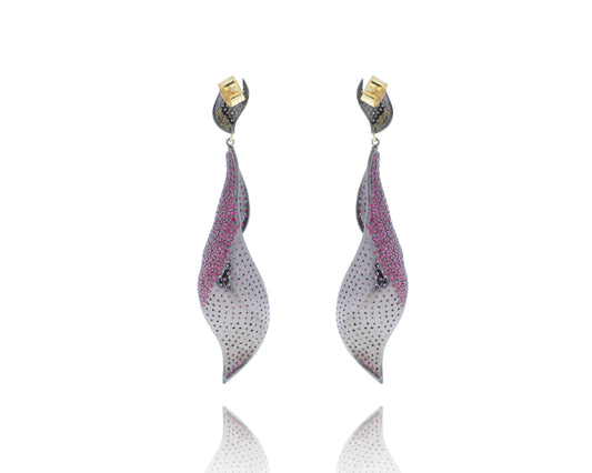 Silver and Diamond EARRINGS