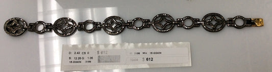 Silver and Diamond Pave  BRACELETS, BANGLES & CUFFS