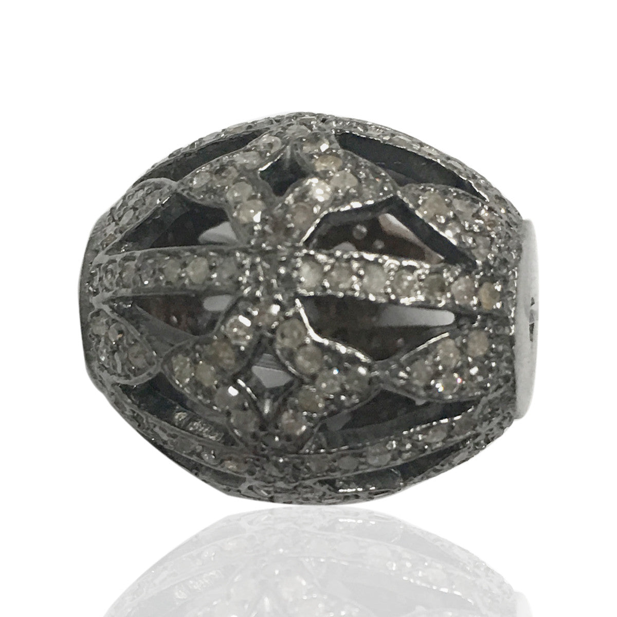 Oval Diamond Bead